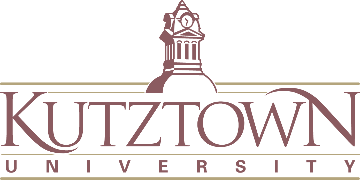 Kutztown University logo with clock tower